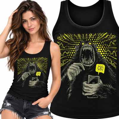 TANK TOP ŚMIESZNY  DAMSKI GORIPHONE